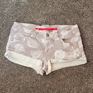 Floral Flap Pocket Shorts